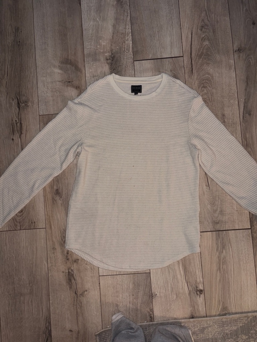 Cream Long-Sleeve Shirt - Guess